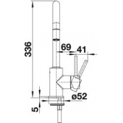 Bateria Blanco MIDA-S chrom 521454